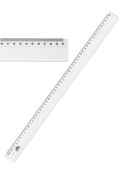 tedaks Plastic Ruler 50 cm