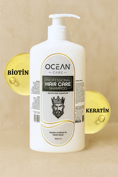OceanCare Şampuan Dolgunlaştırıcı, Onarıcı, Besleyici Biotin ve Keratin İçerikli Şampuan 1000 ml