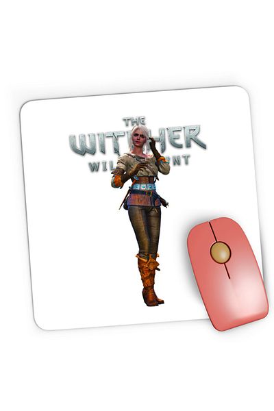 OEM Mousepad Gaming Witcher Ciri Adventure Horror Exorcist Game, 21x19 см