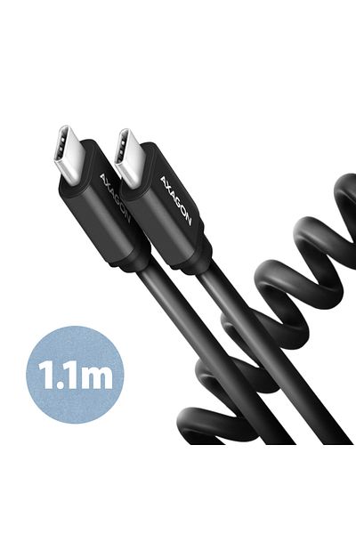 Axagon Data and charging cable, 1.1 m | BUCM-CM20TB | USB Type C to USB Type C