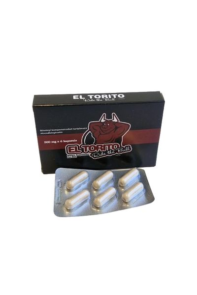 LOVENTA ELTORITO RIDE THE BULL food supplement, 6 capsules