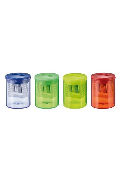 Herlitz Double Barrel Sharpener, Material Plastic
