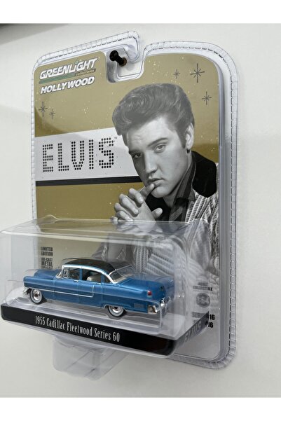 Greenlight 1/64 - Elvis Presley 1955 Cadillac Fleetwood Series 60 Blue