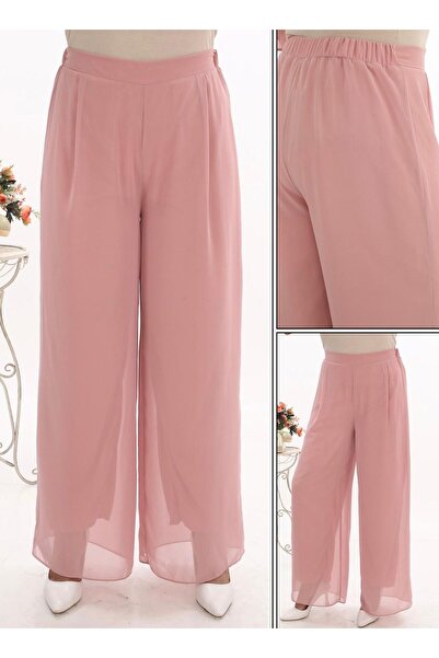 Javelin Collection This Is the Season's Fashion Wide-Leg Chiffon Pants