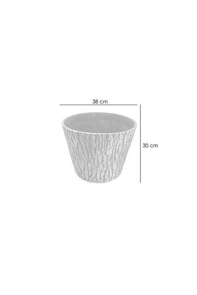 Artool Ghiveci decorativ gradina model scoarta copac 38cm