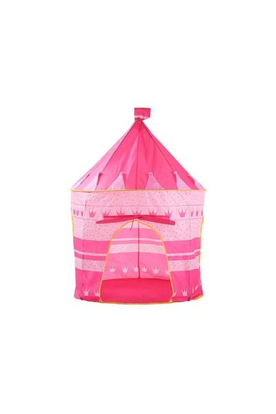 LeanToys Cort de joaca pentru fetite printese, roz MCT 9502, 135 cm x 105 cm