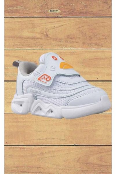 GÜLERSHOES Lighted Colorful Style Daily Comfortable Orthopedics Lightweight Baby Kids Sports White 22-23-24-25 Number
