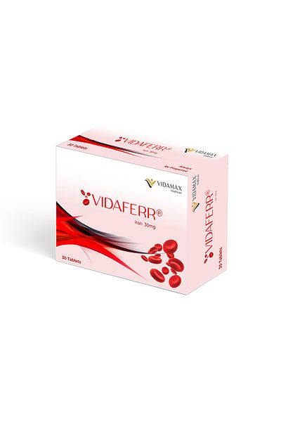 VIDAMAX Vidaferr Iron Caps 30S