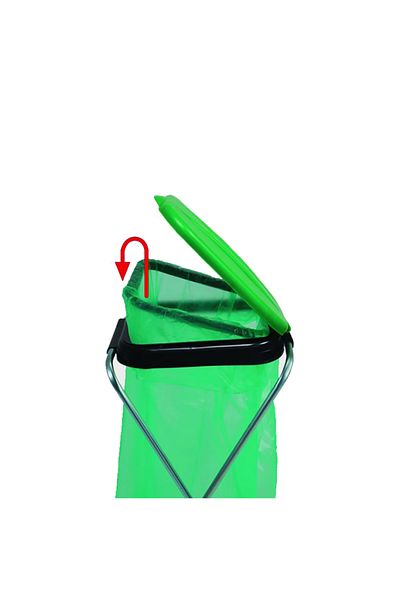 Artex Support for selective collection, garbage bags from 20L to 120L, ECOFIX 3, 96 x 42 x 78 cm,