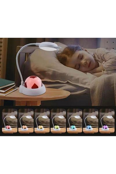 Tescomak Children's lamp with cat ears and blue ball 1 pc