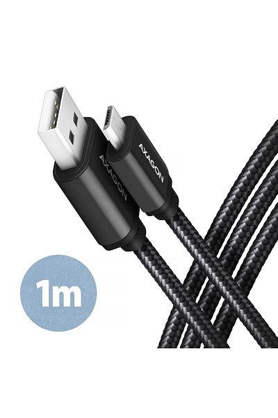 Axagon Data and charging cable, 1 m | BUMM-AM10AB | USB Type A to USB Type Micro
