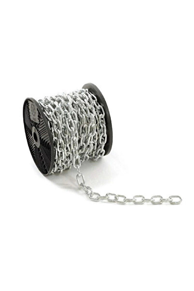 EgeÇelikHalat 3mm 2 Metre Galvaniz Zincir Makaralı Düz Zincir
