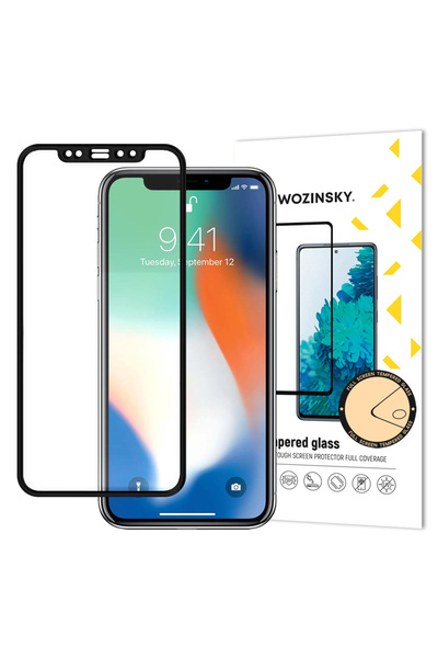 WOZINSKY Sticlă securizată super durabilă pentru întregul ecran al Apple iPho...