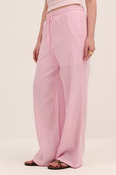 Addax Wide Leg Trousers with Pockets Pn58800-Pnl