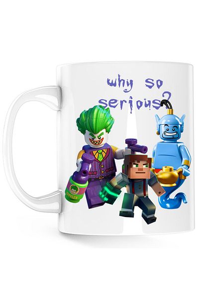 OEM Cana Joker Why Serious Alladin Spirit Minecraft Game, alba, 330 ml