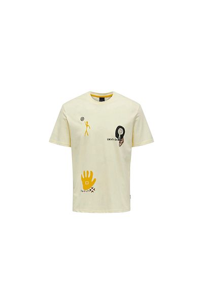 ONLY Crew Neck Printed Men's T-Shirt