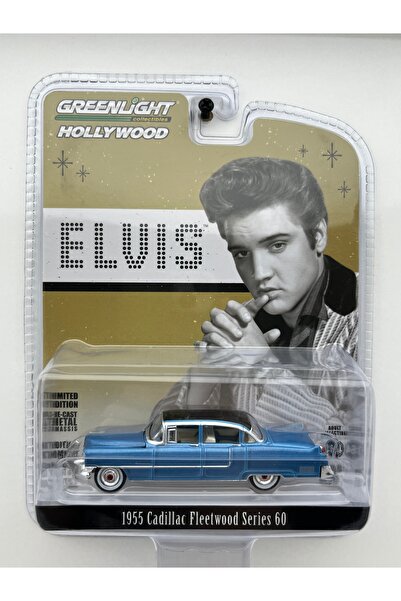 Greenlight 1/64 - Elvis Presley 1955 Cadillac Fleetwood Series 60 Blue