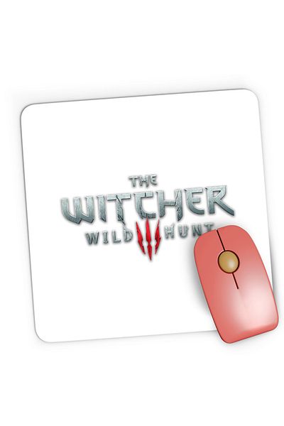 OEM Mousepad Gaming Witcher Wild Hunt Logo Paranormal Monsters, 21x19 см