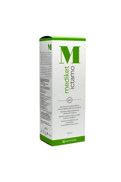 Benemedo Șampon Mediket Ictamo pentru iritații și exces de sebum, 180 ml