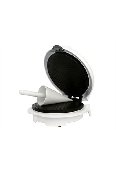 Adler Europe Adler | Gofrownica | AD 3038 | 1500 W | Ilość ciasta 1 | Rożek lodowy | Biały