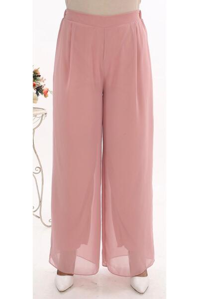 Javelin Collection This Is the Season's Fashion Wide-Leg Chiffon Pants