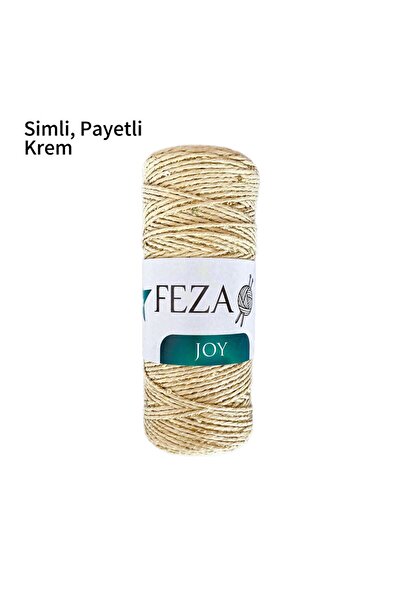 Feza JOY Simli Payetli Kağıt İp 200gr