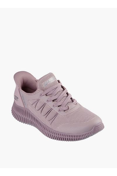 SKECHERS Women's BOBS GEO LITE Slip-On Sports Shoes - 117413-ROS