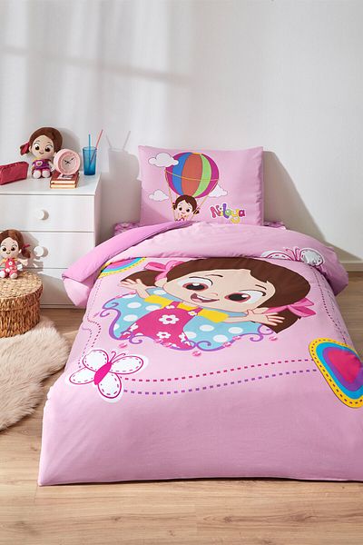 Özdilek Niloya Kelebek Single Licensed Elastic Sheet Children's Bedding Set
