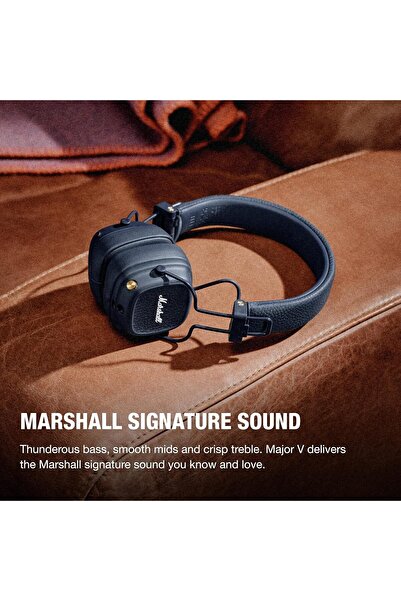 Marshall Major V Wireless On-Ear Headphone - Midnight Blue