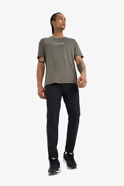 DeFacto DeFactoFit Standard Fit Crew λαιμόκοψη με στάμπα κοντομάνικο μπλουζάκι C9268AX25AU