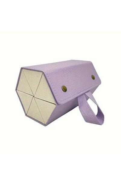 essacraft Purple 6 Compartment Eyeglasses Box