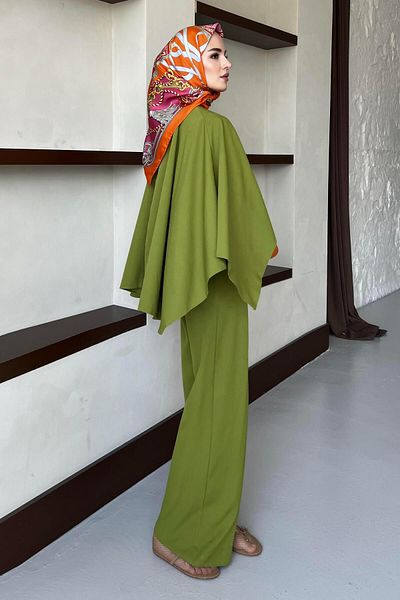Moda Ebrar Cool Jumpsuit Matcha Green