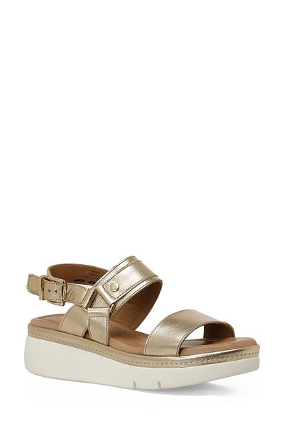İnci Official Inci Luna 5Fx Gold Women's Flat Sandals
