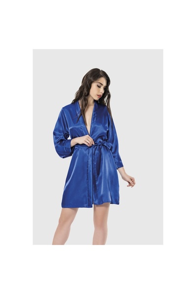 Narnuga MARSiLYAN- ثوب نوم قصير من الساتان من Saks