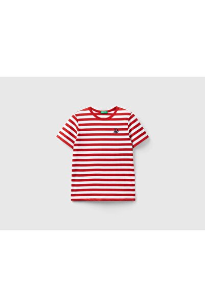 United Colors of Benetton 100% Cotton Striped Boys' Shirt
