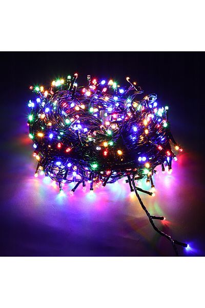 jumi LAMPKI CHOINKOWE 500 LED multikolor FLASH girlanda