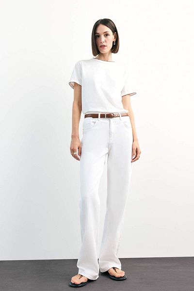 DeFacto Crew Neck Short Sleeve T-Shirt F8994Ax25Sm