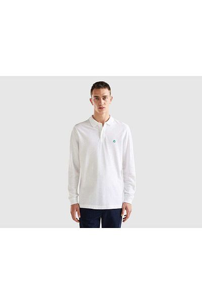United Colors of Benetton Men's Long Sleeve Youth Polo Shirt