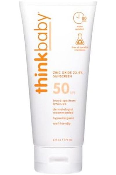 Think Thinkbaby Safe Sunscreen SPF 50+ - 6oz Family Size
