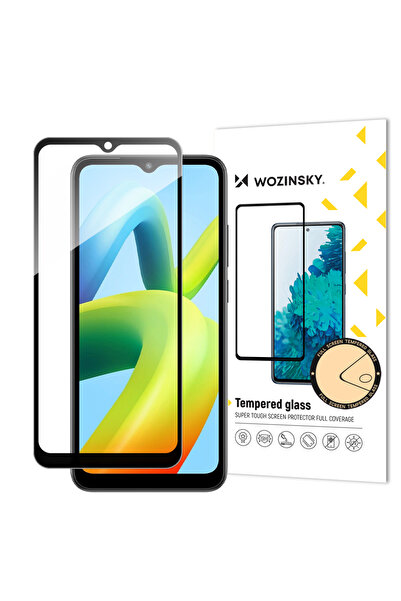 WOZINSKY Sticlă securizată 9H pentru întregul ecran Xiaomi Redmi A1+ cu ramă ...