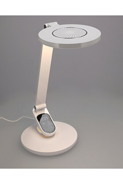 jumi LAMPKA BIURKOWA szkolna NA BIURKO stołowa LED trzy barwy DO PRACY z zegarem