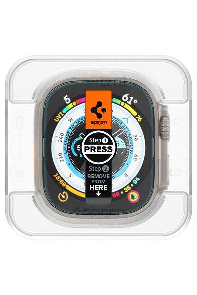 Spigen Szkło hartowane GlastR EZ Fit na Apple Watch Ultra 49mm ZESTAW 2 szt.