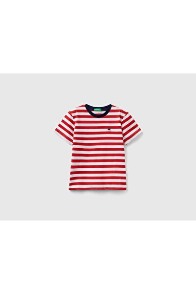 United Colors of Benetton 100% Cotton Striped Boys' Shirt