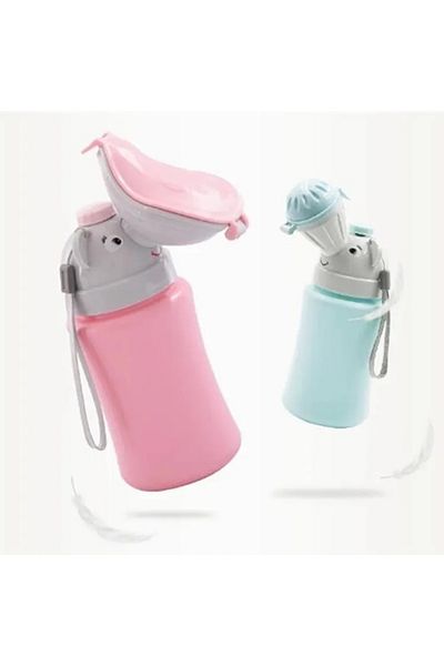 Little Mom Pisoar portabil pentru fetite, Little Mom, Reutilizabil, design ergonomic si intuitiv, dimensiune 22