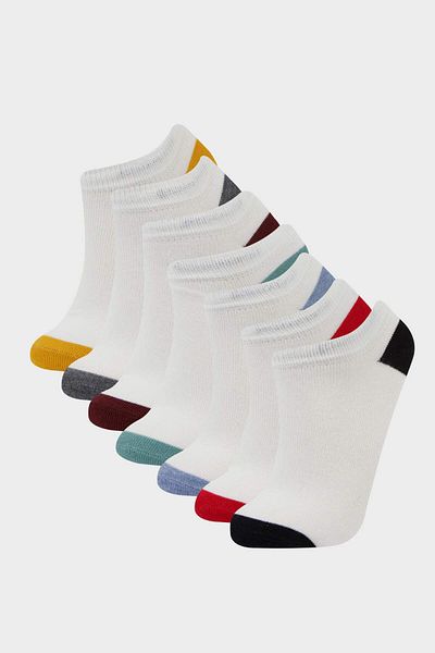 DeFacto Boy's 7-Piece Cotton Booties Socks F4710A8Ns