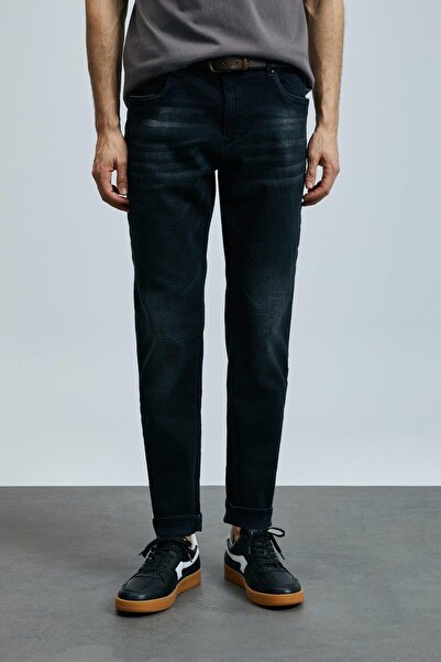 Lufian Ivan Erkek Antrasit Denim Pantolon (111200213)