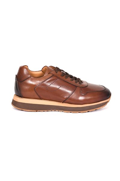 Tuna Genuine Leather Brown Casual Sports Men's Shoes - Eva Sole 3872