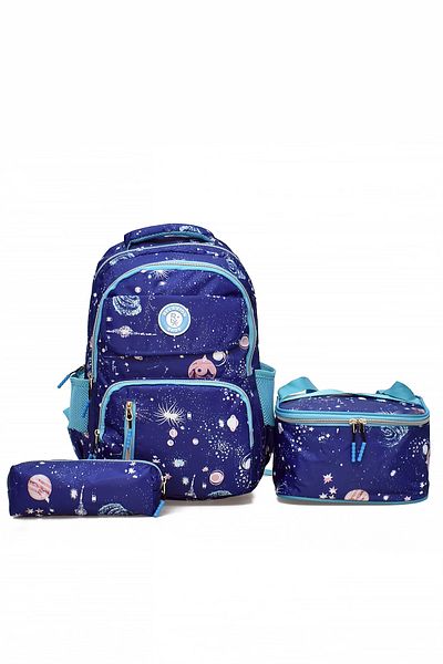 ELATAE Set of 3 Primary School Bags School Bag & Thermal Lunch Bag & Pen Holder 1390