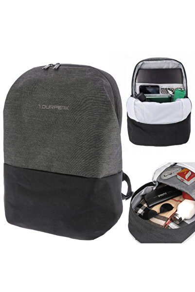 jumi Rucsac urban negru/gri pentru laptop de 15,6", suficient de spațios pent...