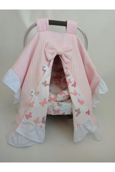 Wenaris 100% Cotton Fluffy Stroller Cover Stroller Mattress Stroller Sheet 3 Pieces